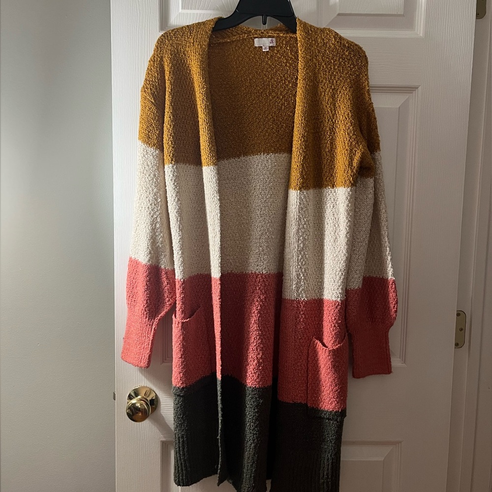 Multi colored cardigan